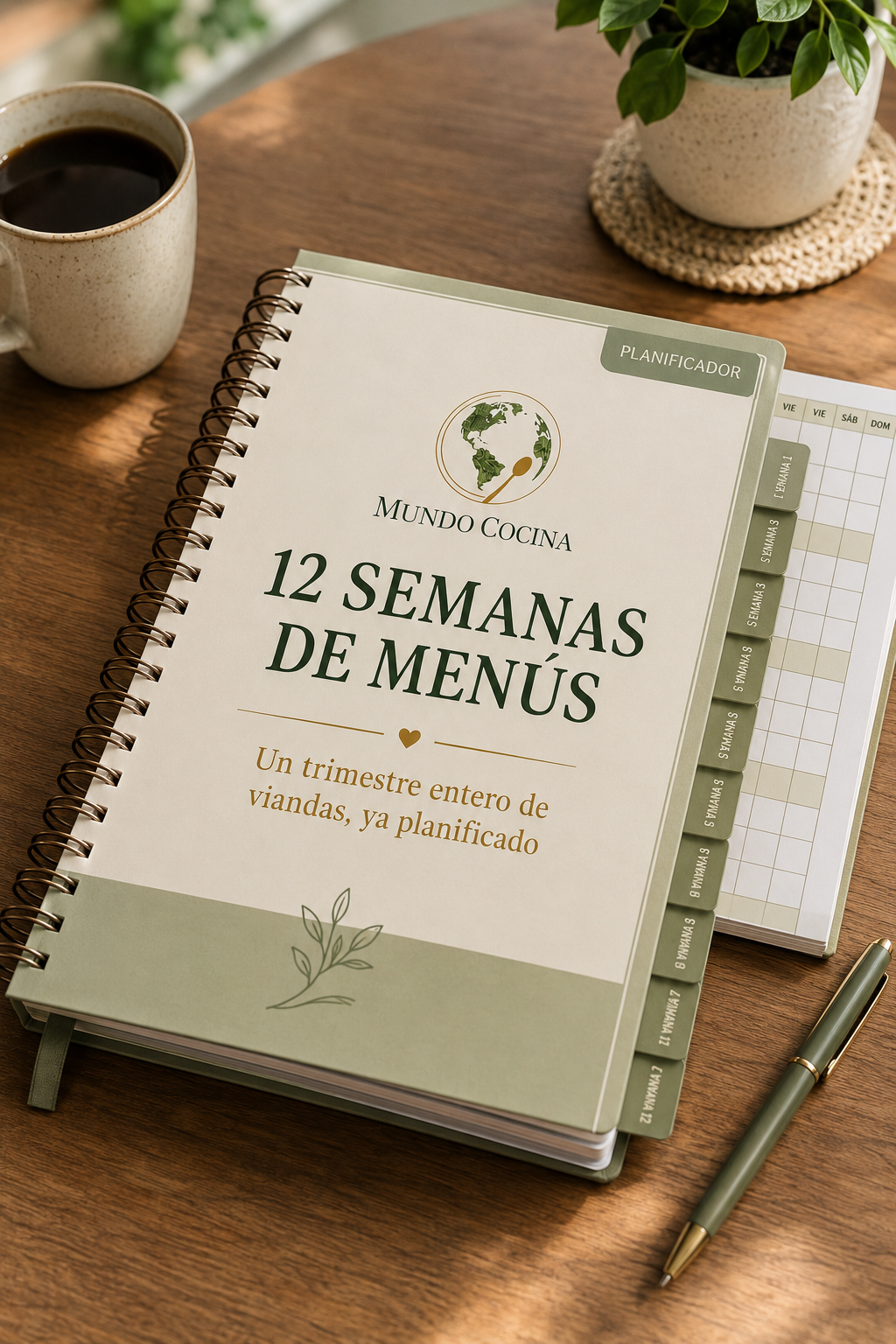 Trimestre resuelto — 12 semanas de menús ya planificados